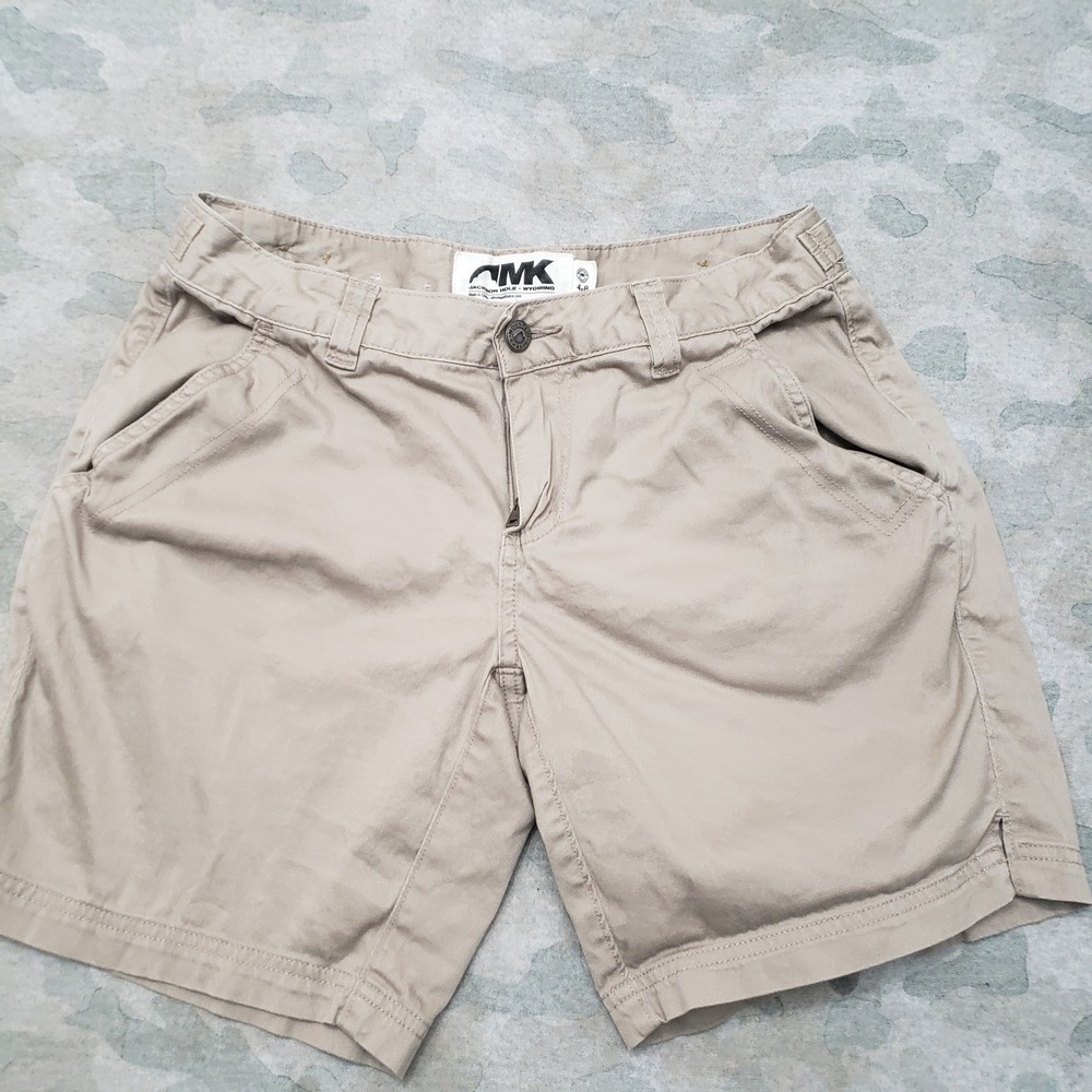 Mountain Khakis Shorts Womens 4x8 Brown Hiking Outdoor Pockets